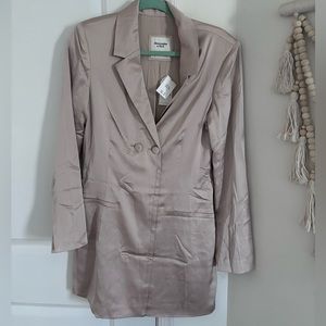 Abercrombie Satin Blazer Dress new never worn